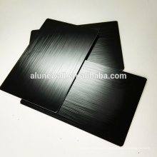 Black brush aluminum composite acp panel for TV back board